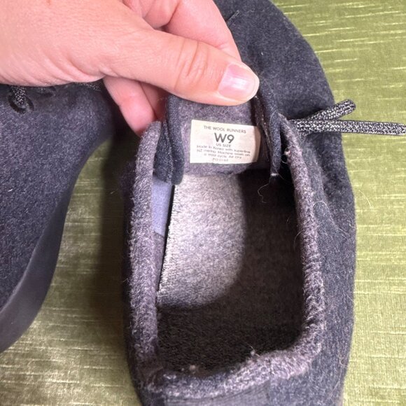 Allbirds Womens Wool Runners Sneakers Size 9 Gray Lightweight Casual Shoes W9 - Picture 3 of 3